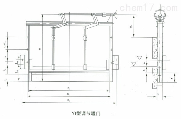 不锈钢调节堰门YT出水堰门下开式不锈钢闸门手动可调节安装注意事项(图5)