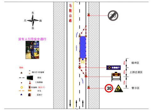 马鞍山路（山东老年大学－玉函路）中压天然气改造工程即将施工(图4)