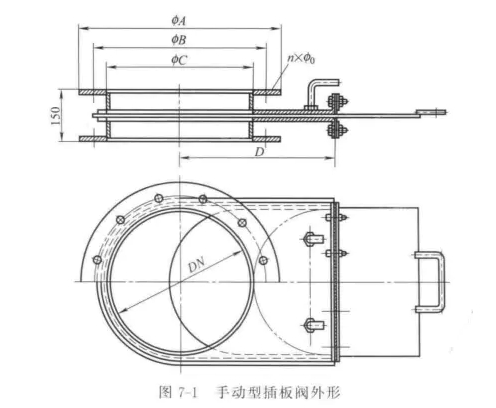 插板阀参数结构图详解(图1)